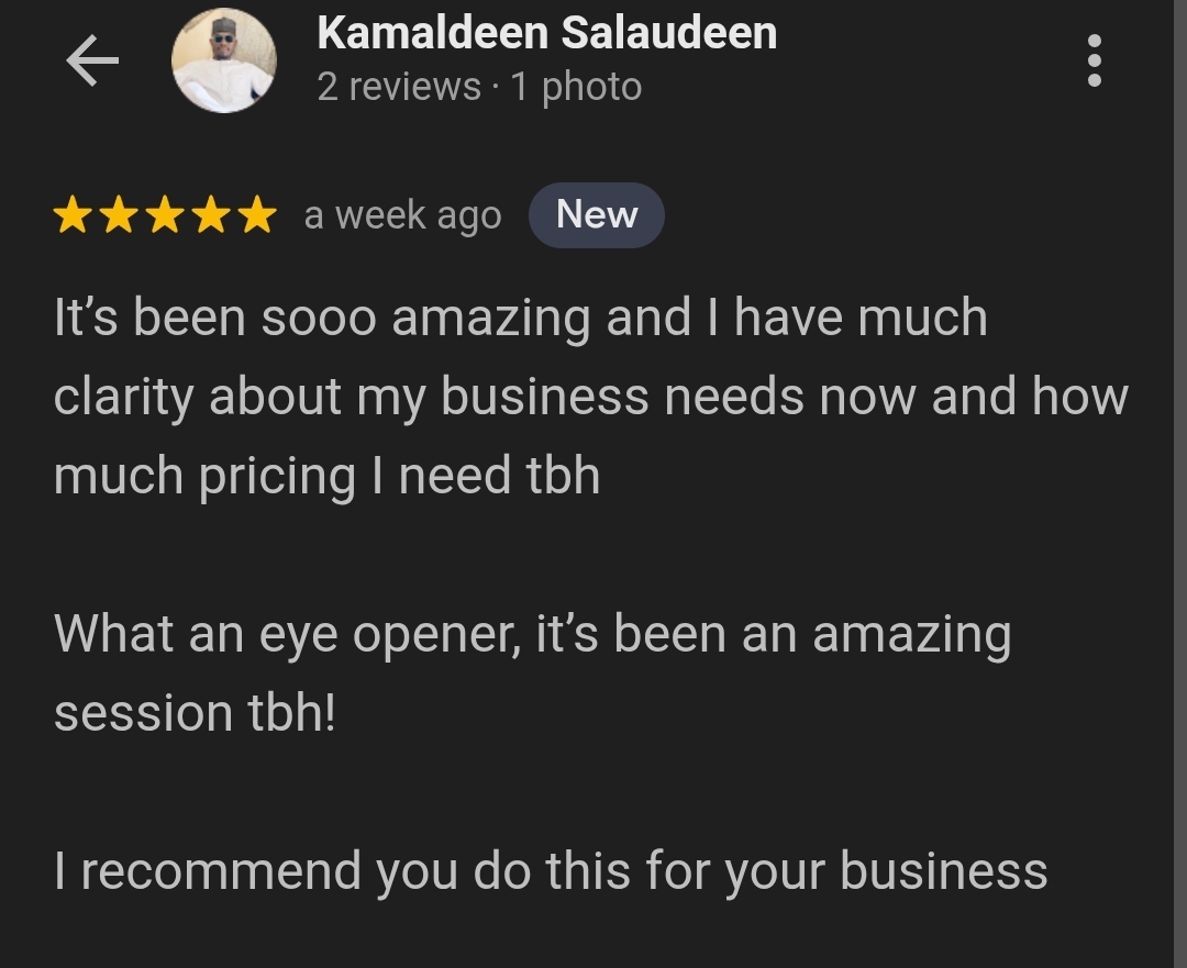 Pricing Strategy Session